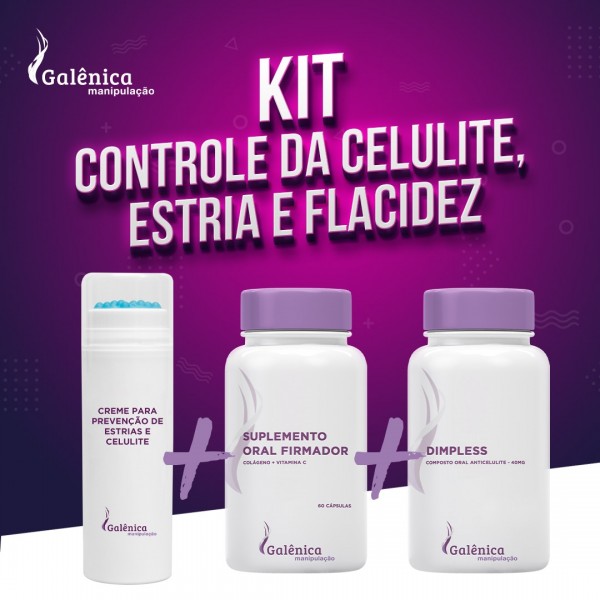 Kit Controle da Celulite, Estria e Flacidez