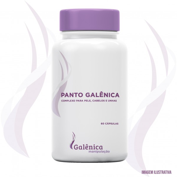 Panto Galênica - Complexo para pele, cabelos e unhas- 60 cápsulas