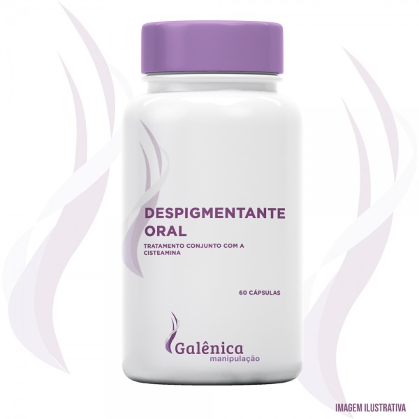 Despigmentante oral - tratamento conjunto com a cisteamina. - 60 cápsulas